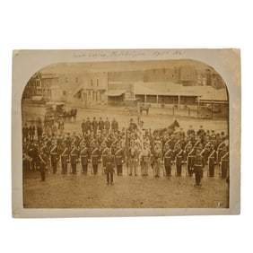 [CIVIL WAR] April 1861 20th Penn. Infantry "Scott Legion" Albumen