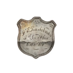 [CIVIL WAR] 3rd Ohio Cavalry ID Badge