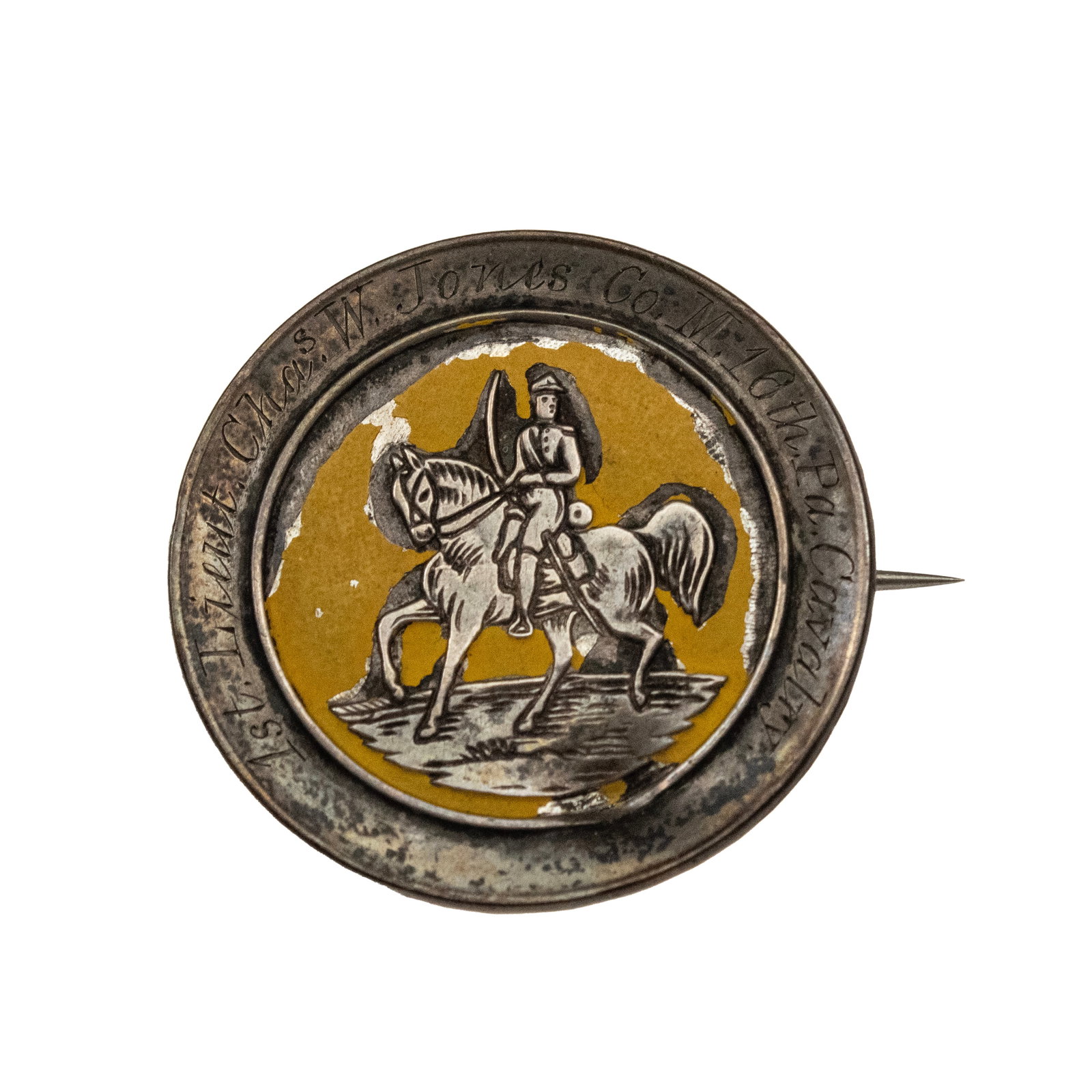[CIVIL WAR] 16th PA Cavalry ID Badge (1 of 2)