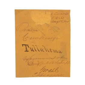 [CIVIL WAR] Fort Delaware 1864 Countersign