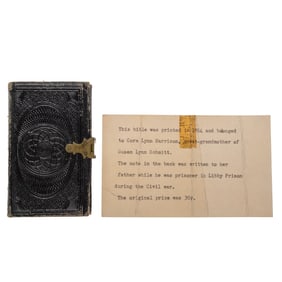 [POW] Bible + Letter from Daughter, IDed Soldier