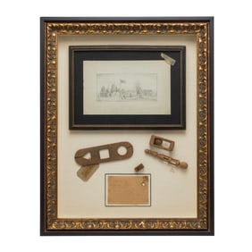 [CIVIL WAR] Soldier's Sketch and Carved Trinkets, 7th CT Infty.