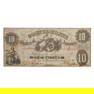 [CIVIL WAR] 1861 $10 Confederate Note  (T10)