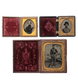 [CIVIL WAR] (3) Cased Images of Soldiers