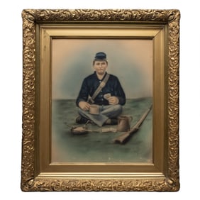 [CIVIL WAR] Union Soldier Memorial Portrait