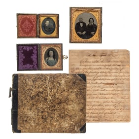 [EARLY PHOTOGRAPHY] 19th c. Photo & Manuscript Archive