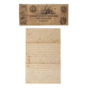 [CIVIL WAR] Letter re: Antietam & Captured Confederate Currency