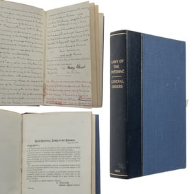[CIVIL WAR] Genl. H.J. Hunt's 1863 Army of the Potomac General Orders Compilation