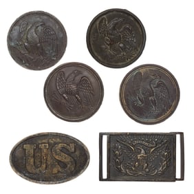 [CIVIL WAR] Excavated Breast & Belt Plates
