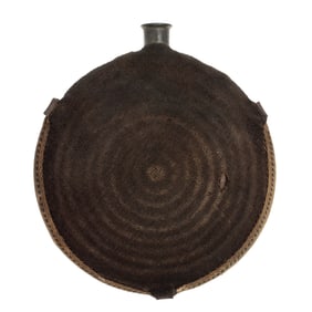 [CIVIL WAR] Rohrman Blue Cloth Bullseye Canteen
