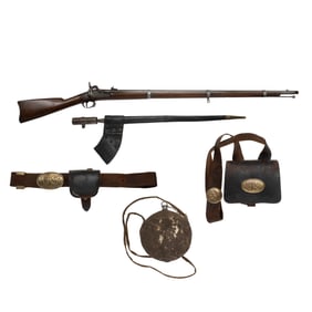 [CIVIL WAR] Identified Soldier's Rifle & Accoutrements 