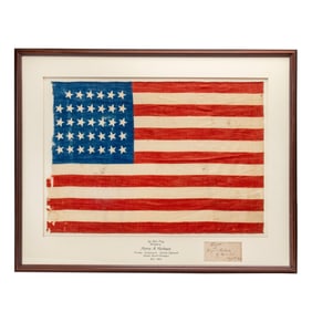 [CIVIL WAR] 34-Star Flag, 7th Rhode Island Infantry