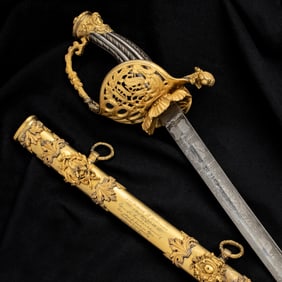 [CIVIL WAR] Presented By Black Soldiers, High-Grade Gold Sword 