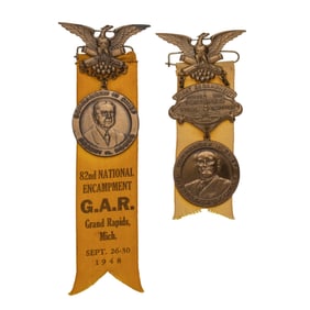 [CIVIL WAR] Rarest & Last Example, 82nd & 83rd National Encampment Badges