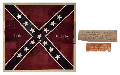 [CIVIL WAR] Captured Confederate Flag, Pickett's Charge