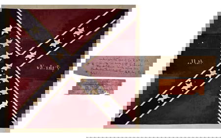 [CIVIL WAR] Captured Confederate Flag, Pickett's Charge (1 of 9)