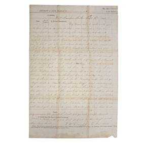 [CIVIL WAR] 1863 Bombardment of Ft. Sumter, Letter from Inside