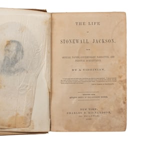 [CIVIL WAR] 1863 Stonewall Jackson Biography