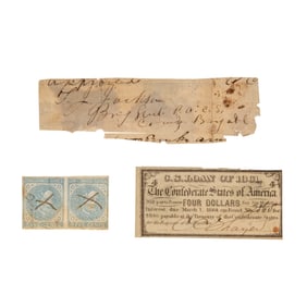 [CIVIL WAR] Clipped Stonewall Jackson Signature