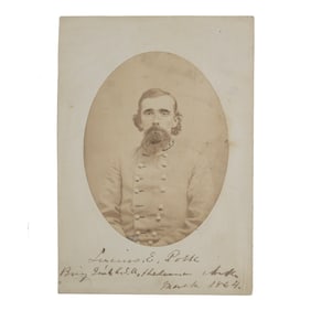 [CIVIL WAR] Inscribed, Large Photograph of Gen. Lucius E. Polk