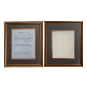[CIVIL WAR] Robert E. Lee Signed Letter w/ Parole