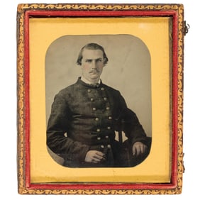 [CIVIL WAR] Confederate Cavalryman w/ Paper Mat 