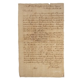 [WASHINGTON] 1781 Period Copy re: Destouches's Failure