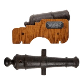 [REVOLUTIONARY WAR] (2) 18th c. Cannons