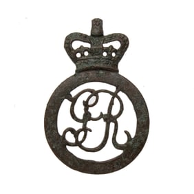 [REVOLUTIONARY WAR] Loyalist Cartridge Box Plate