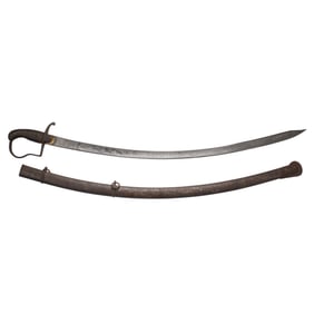 [WAR OF 1812] Bird Head Sword, Maker "W. H."