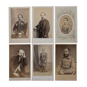 [MEXICO] (6) Second Mexican Empire CDVs