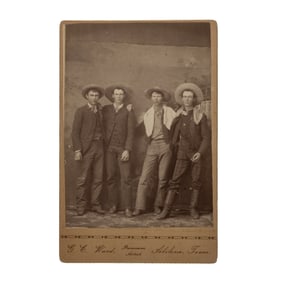 [WESTERN AMERICANA] Texas CowboysÂ&nbsp;Cabinet Card