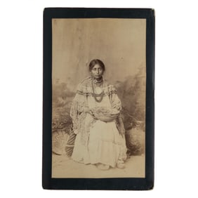  [NATIVE AMERICANS] "Coyotero Apache Bride", A.F. Randall Portrait