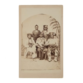 [NATIVE AMERICAN] Otoe Chiefs & Interpreter Baptiste DeRoin