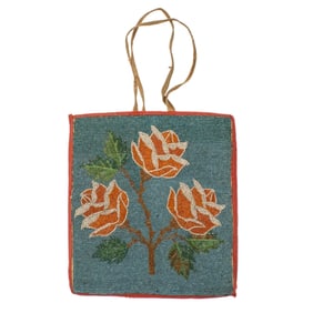 [NATIVE AMERICAN] Plateau Beaded Flat Bag