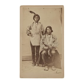 [NATIVE AMERICAN] Winnebagos, CDV Portrait