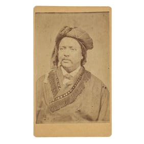[NATIVE AMERICAN] Tal-A-Mas-Mico Or, King of the Forest CDV