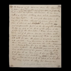 [ABOLITION] Frederick Douglass: Historic Draft of Early Speech c. 1845-47
