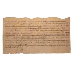 [SLAVERY] 1756 Conveyance Document Re: Slaves