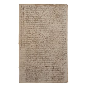 [SLAVERY] 1770 Colonial Philadelphia Will w/ Named Slaves