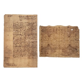 [SLAVERY] (2) Colonial Georgia Docs re: Slaves