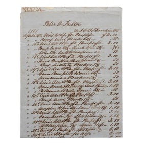 [SLAVERY] Slaves' Tooth Extractions, 1851 SC Document