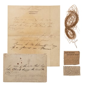 [ABOLITION] Rope That Hanged John Brown, Relic & Ephemera