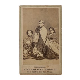 [SLAVERY] â€œSlave Childrenâ€ of New Orleans CDV