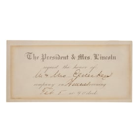 [LINCOLN] White House Party: Death of Willie Lincoln 