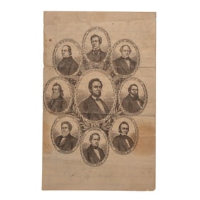 [CIVIL WAR] Lincoln & Cabinet Stationary: Soldier's Letter