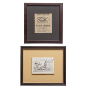 [CIVIL WAR] (2) McClellan Presidential Campaign Pieces