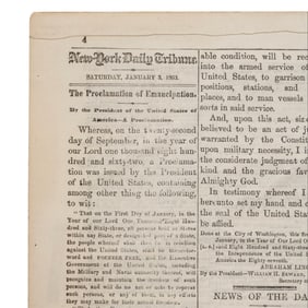 [LINCOLN] Emancipation Proclamation in New York Tribune 