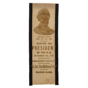 [LINCOLN] "He Set Millions Free" Memorial Ribbon