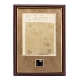 [LINCOLN] Abraham Lincoln Deathbed Relic